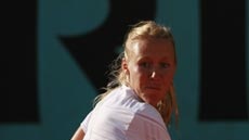 Alicia Molik in action at the French Open