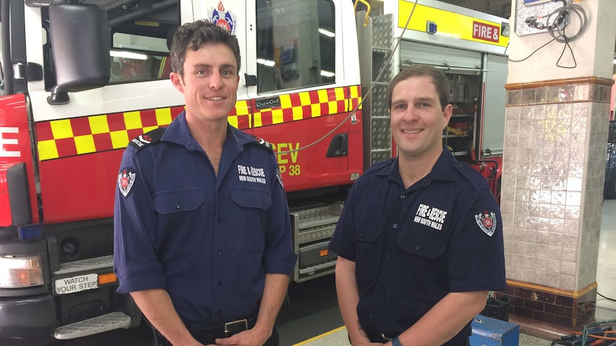 Mathew Pridham and James Rumble will run up Sydney Tower Eye in aid of research into MND.