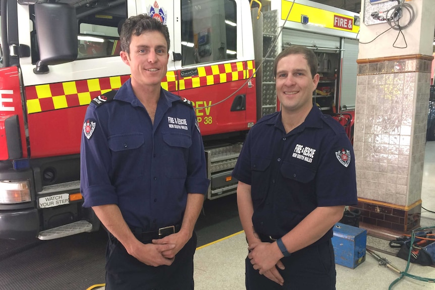 Mathew Pridham and James Rumble will run up Sydney Tower Eye in aid of research into MND.