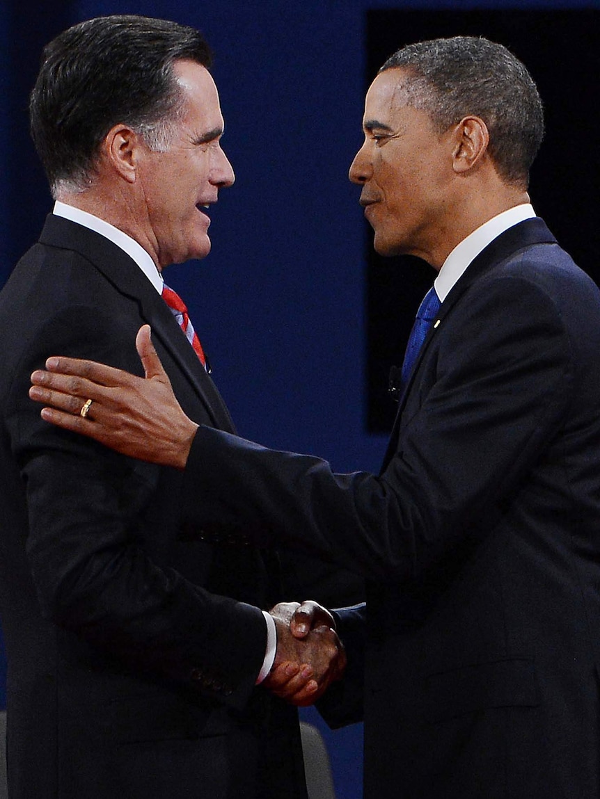 Mitt Romney and Barack Obama