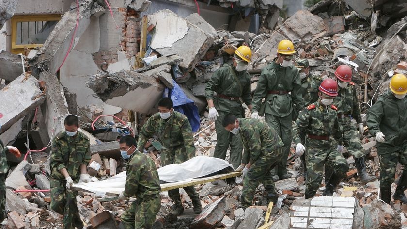 China earthquake: Thousands of people remain buried under layers of rubble.