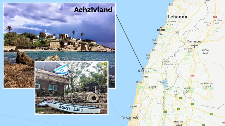Achizivland is located on the northern Israeli coast near the border with Lebanon.