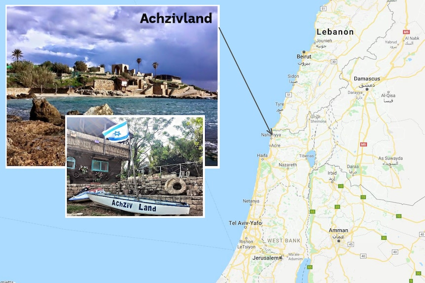 Achizivland is located on the northern Israeli coast near the border with Lebanon.