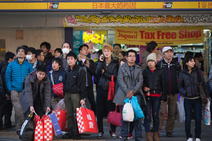 Japanese shoppers