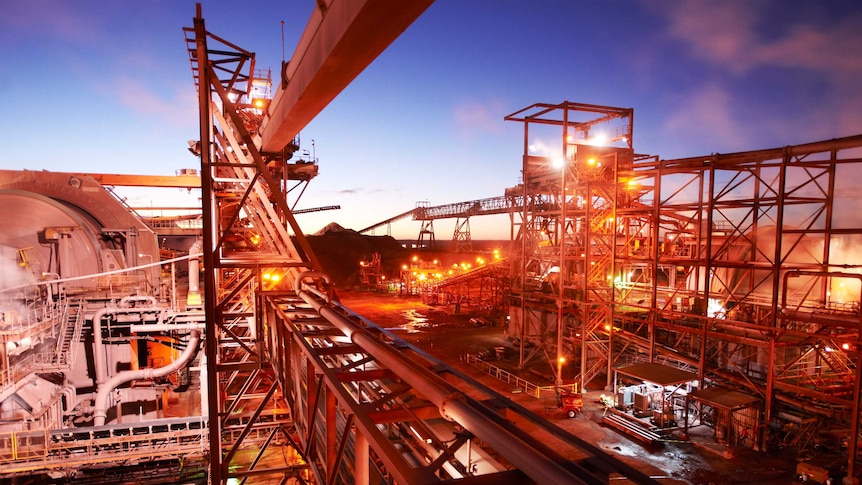 Machinery at BHP's Olympic Dam mine in South Australia