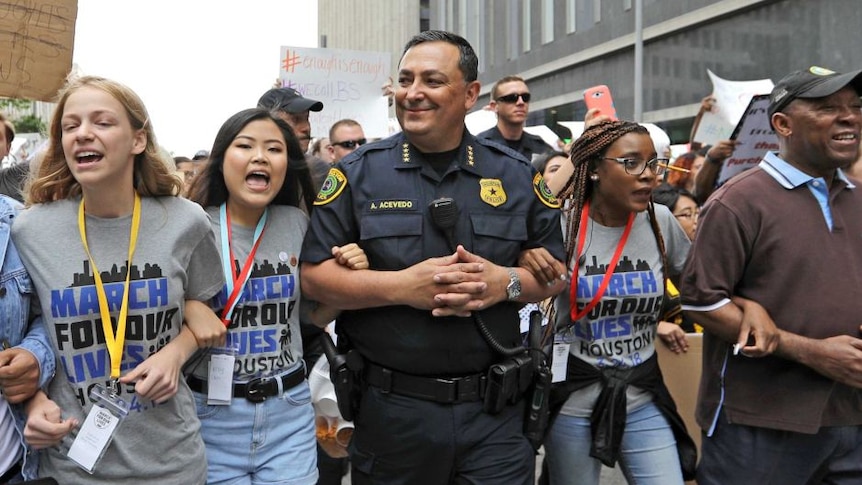 Siswa sekolah adalah bagian penting dari unjuk rasa “March of Our Lives’ di AS.