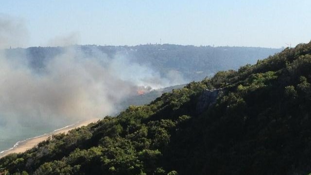 A scout camp has been evacuated as fire crews work to contain several blazes in the Glenrock state conservation area.