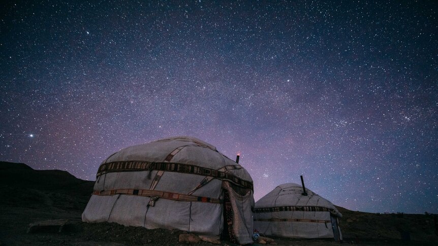 Yurt under the stars