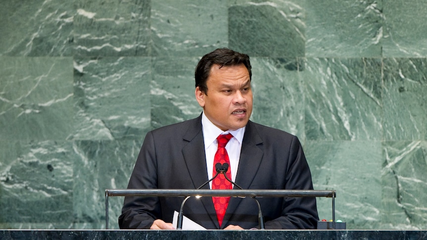 Former Nauru president Sprent Dabwido
