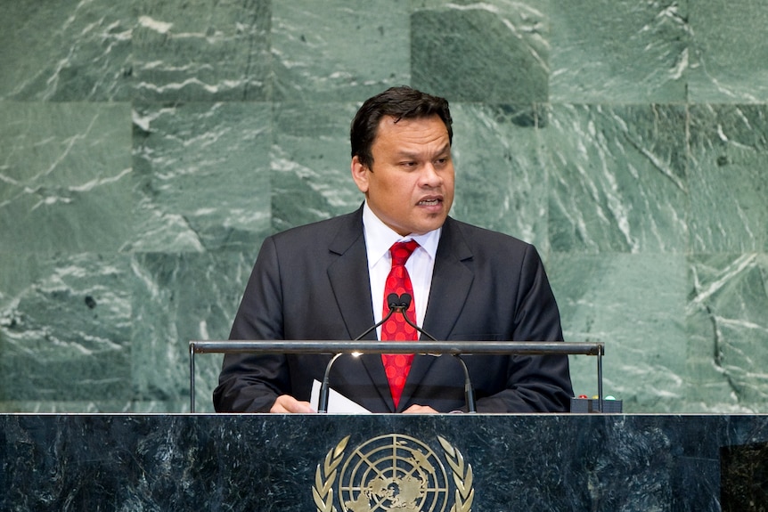 Nauru President Sprent Dabwido