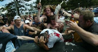 Racial tension exploded into a violent riot at Cronulla in December 2005.