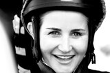 Close up of Michelle Payne smiling.