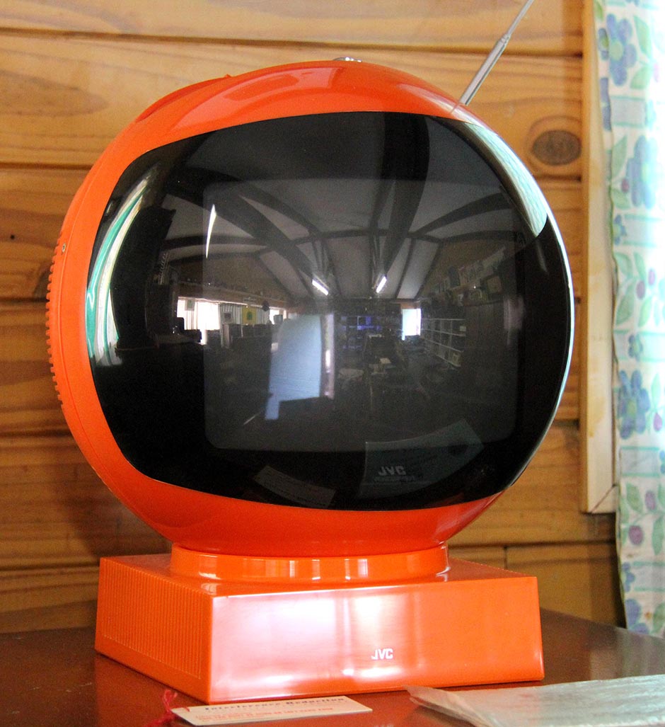 Space helmet TV