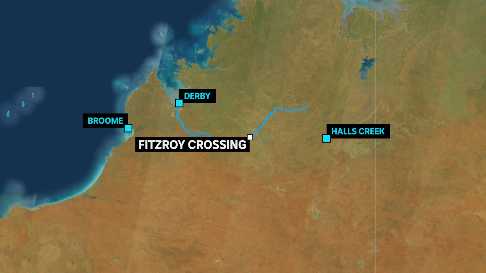 WA floods rebuild may take 'months' as falling Kimberley water levels