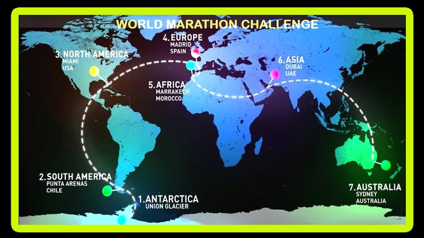 World marathon map