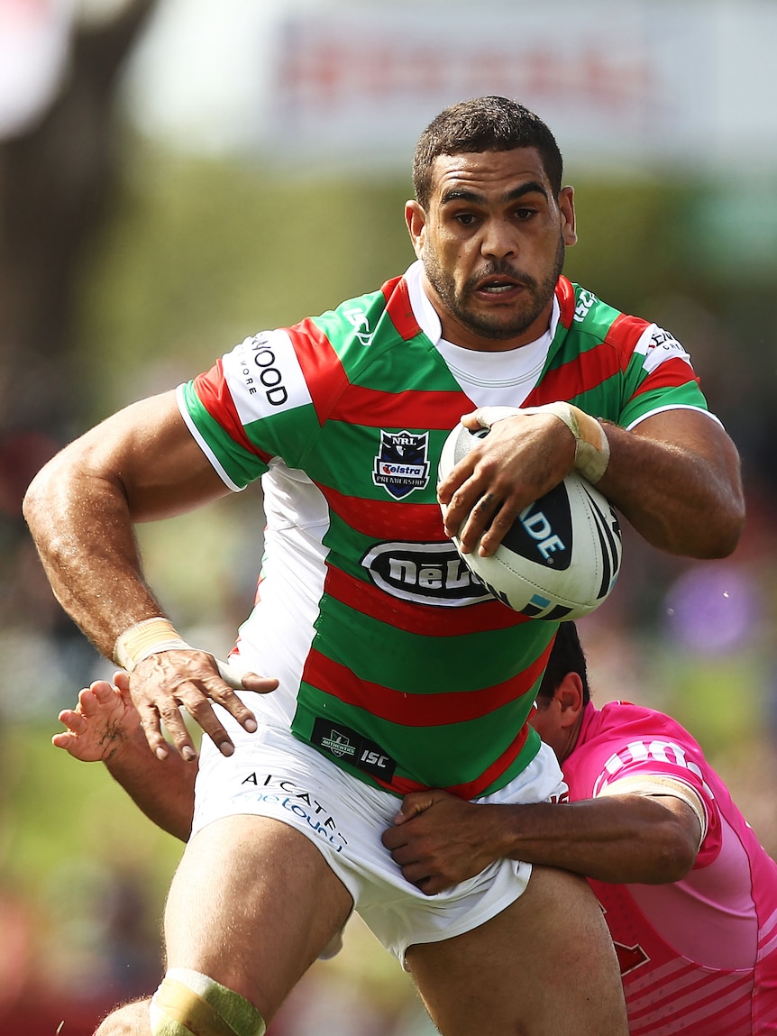 Bunnies boost ... Greg Inglis returns to duty against the Sharks.