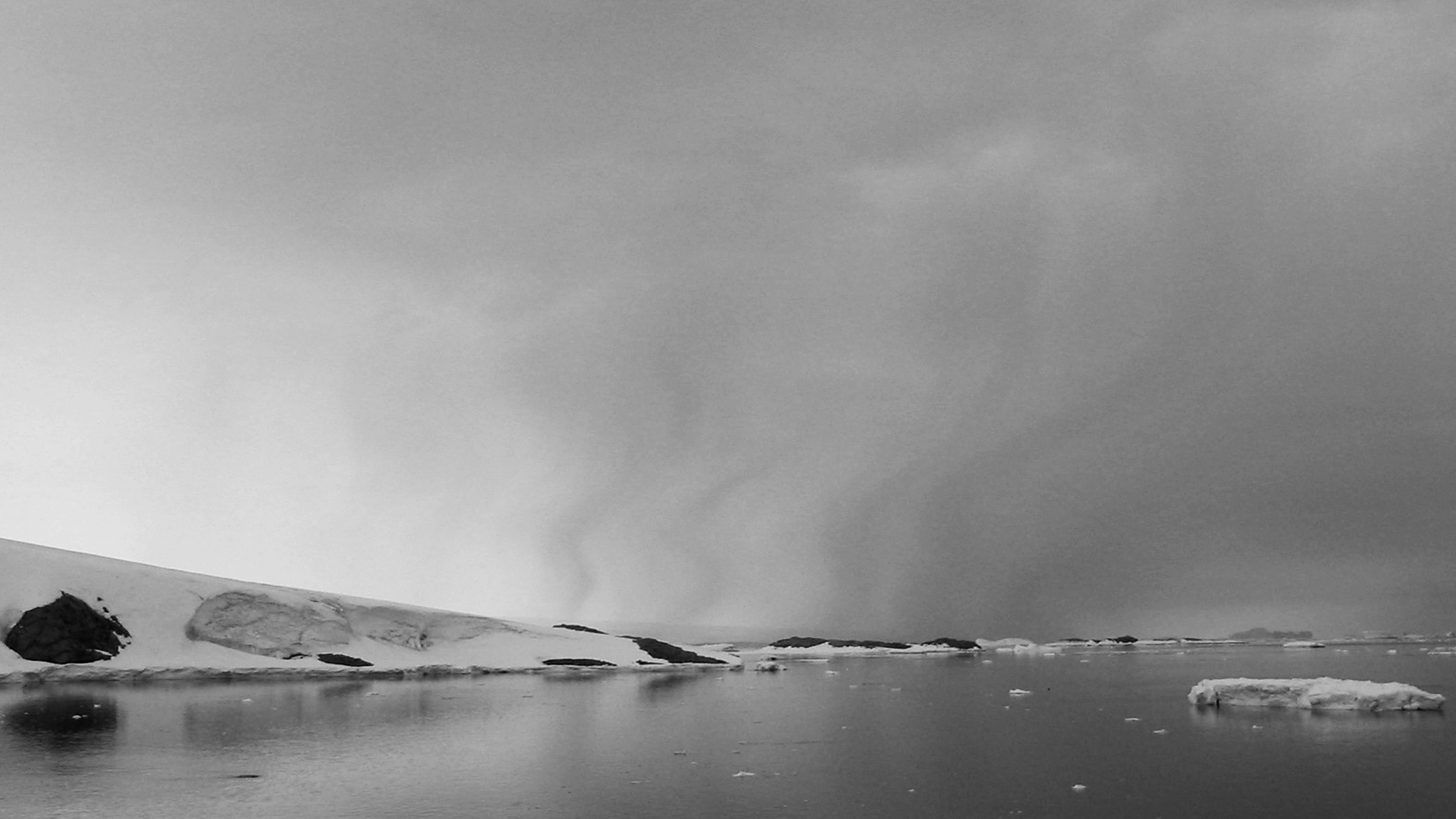SINGLE USE ONLY Emmanuelle Sultan photograph ofAntarctica on display in TMAG's 'Through our Eyes' exhibition in Hobart, Tasmania