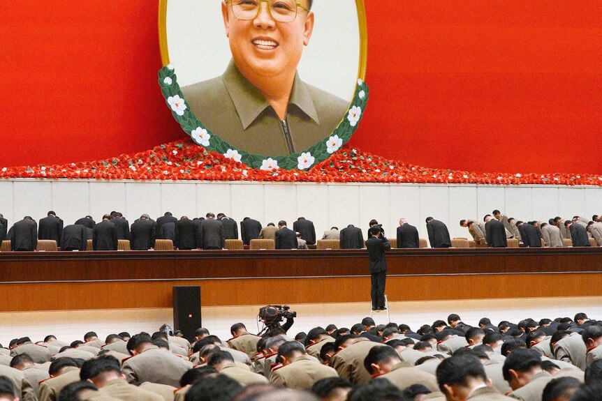 North Koreans pay tribute to Kim Jong-il