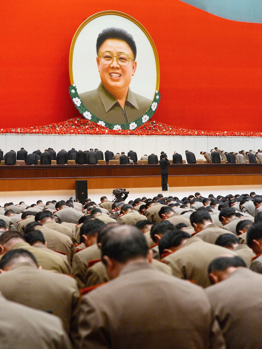 North Koreans pay tribute to Kim Jong-il