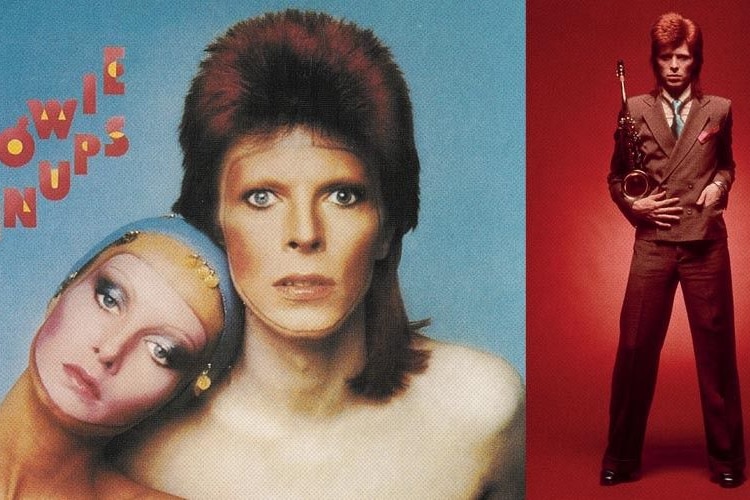 David Bowie Pin Ups Album Cover Art Composite Back Detail Saxophone by Mick Rock