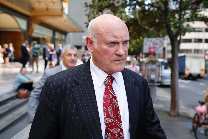 Ian Macdonald outside court