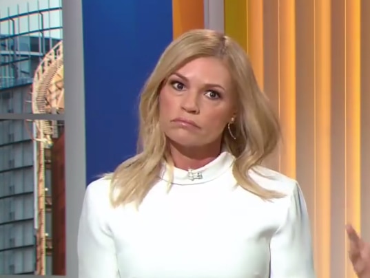 Sonia Kruger and David Campbell debate on Channel Nine's Today Show