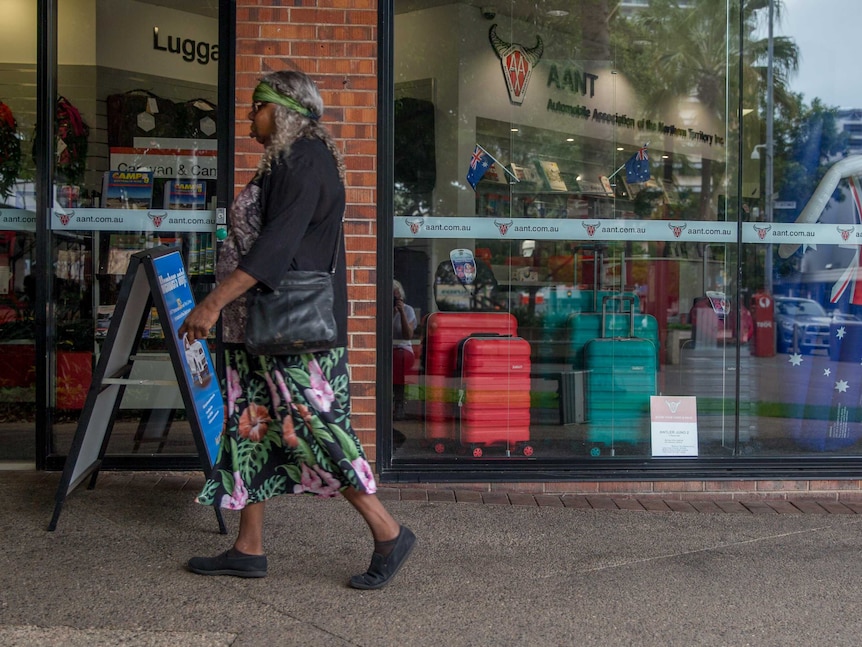 Aboriginal woman in Darwin