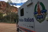 A mobile police station situated at Trephina Gorge