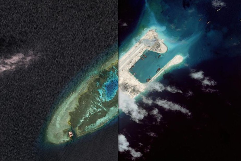 Before And After China Builds Artificial Islands In South China Sea   4516b5c070ecda57c06d393559c83b71