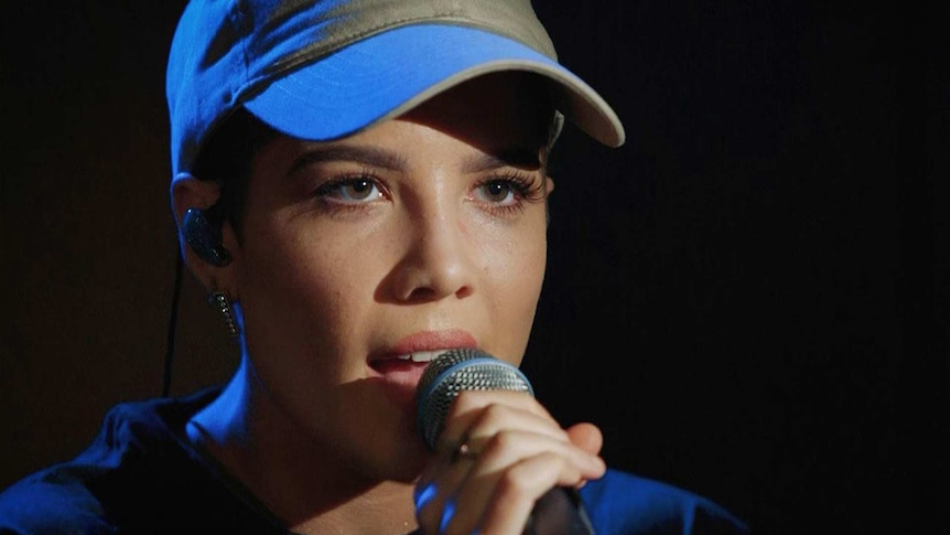 Halsey live in the Like A Version studio 2016