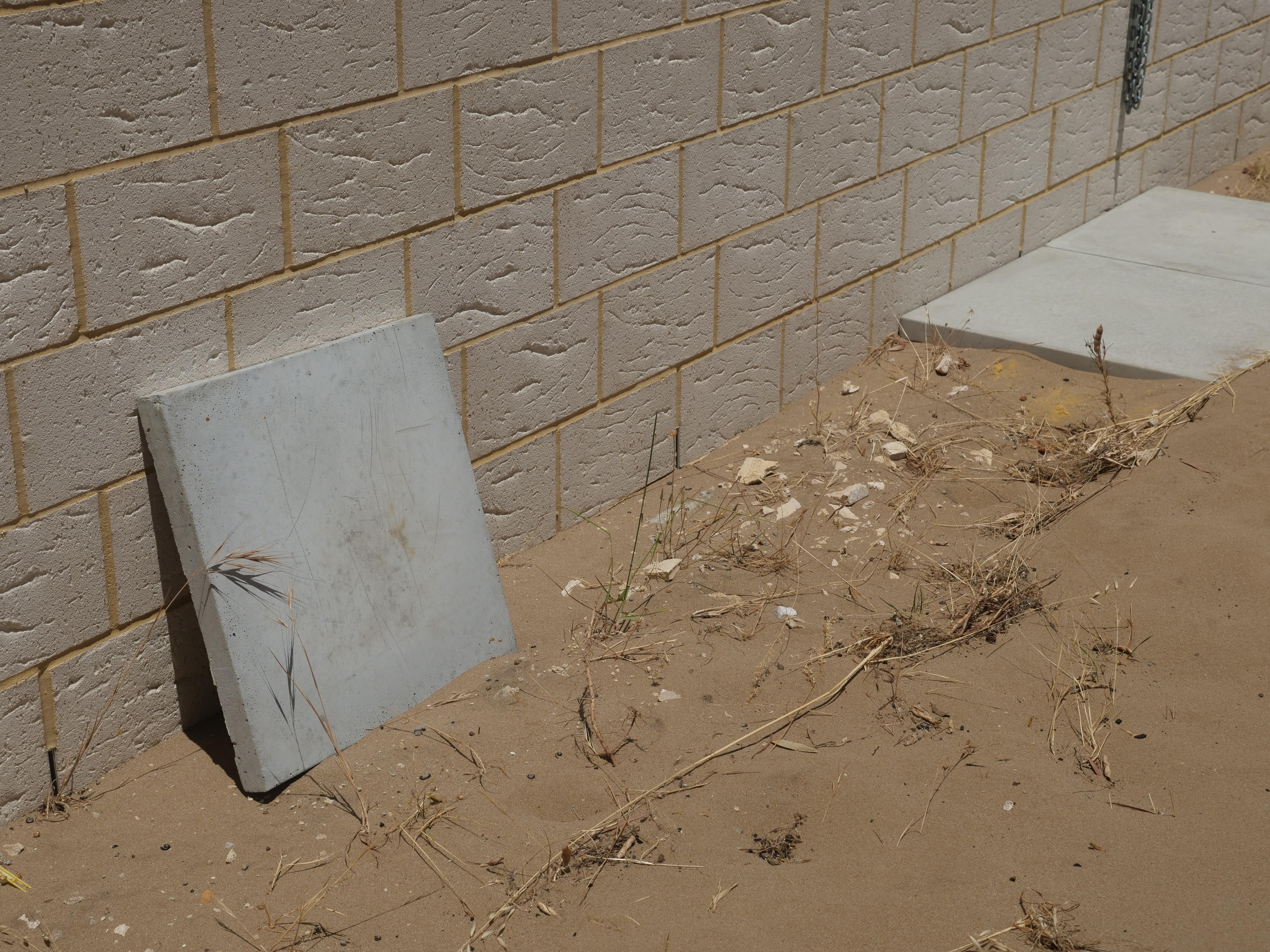 Unos cuantos azulejos en una pared.