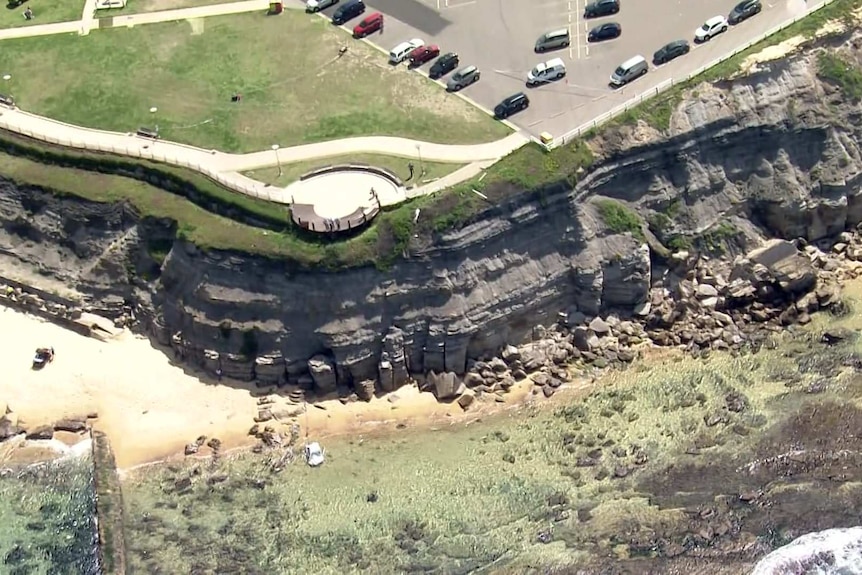 Bar Beach cliff