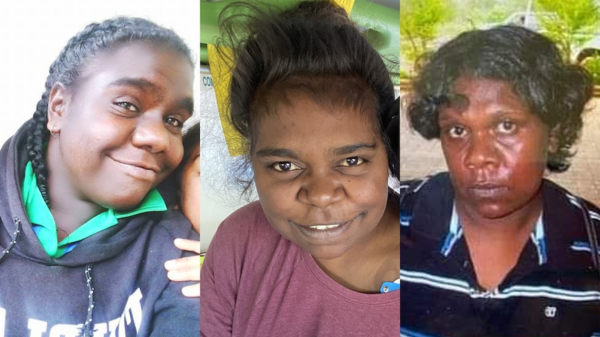 A composite image of three Indigenous women.