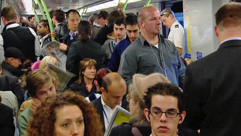 Melbourne's trains are becoming more and more overcrowded.