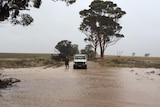 A flooded crossing near Kumminin, WA