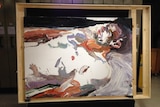 Ben Quilty portrait of an Aussie digger in repose, reflecting