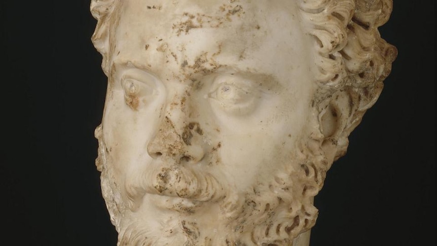 Marble bust of Emperor Septimius Severus