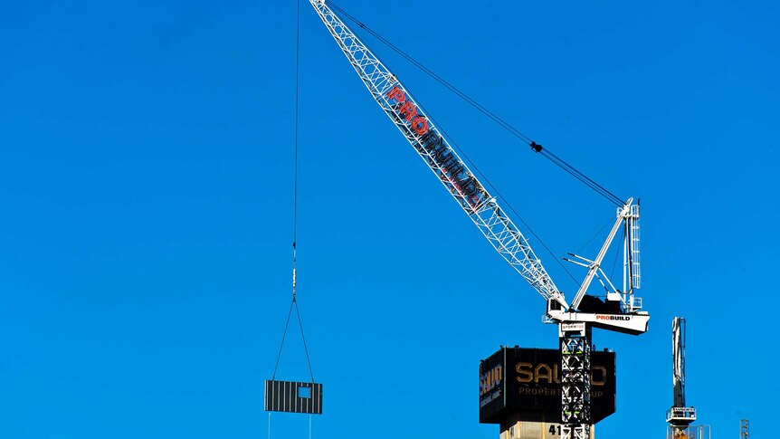 Salvo Southbank Crane with prefab panel