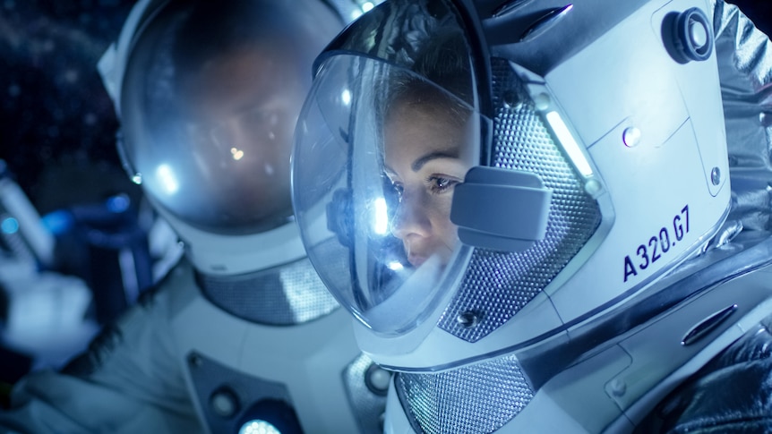 Image of woman in space suit