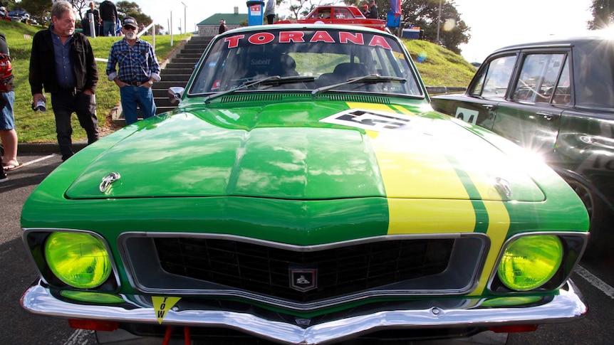 Bright green Holden Torana