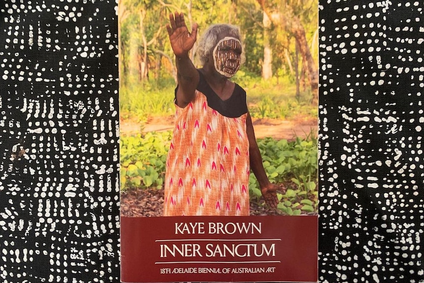 A publication referencing Kaye Brown's lost work for the Adelaide Biennial.