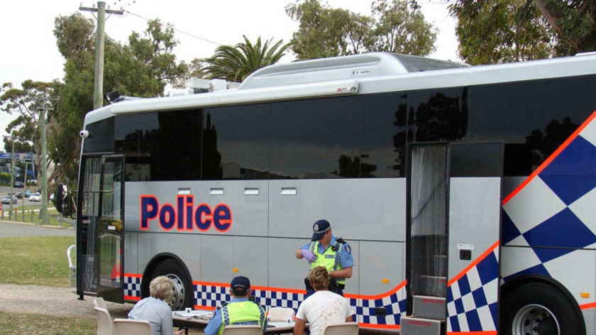 Perth Police drug bus