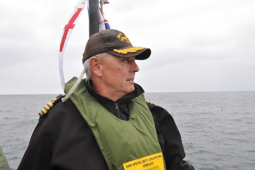 HMAS Waller Captain, Commander Richard Lindsey