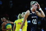 Leana de Bruin walks off after losing to the Diamonds in the Constellation Cup