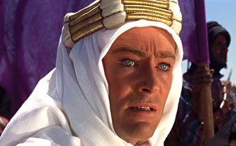 Peter O'Toole in Lawrence of Arabia thumb