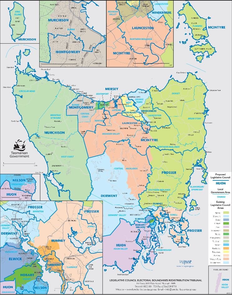 Tasmanian Electoral Boundaries To Change For Legislative Council - ABC News