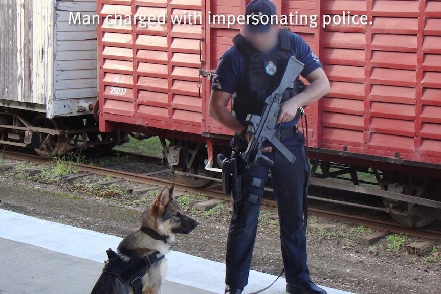 Man in police uniform