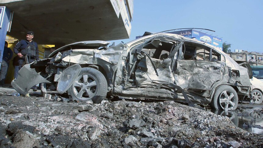 Car bomb explodes in central Baghdad