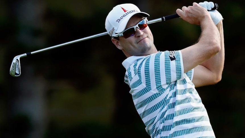 Zach Johnson in action during round two of the Tournament of Champions in Hawaii.