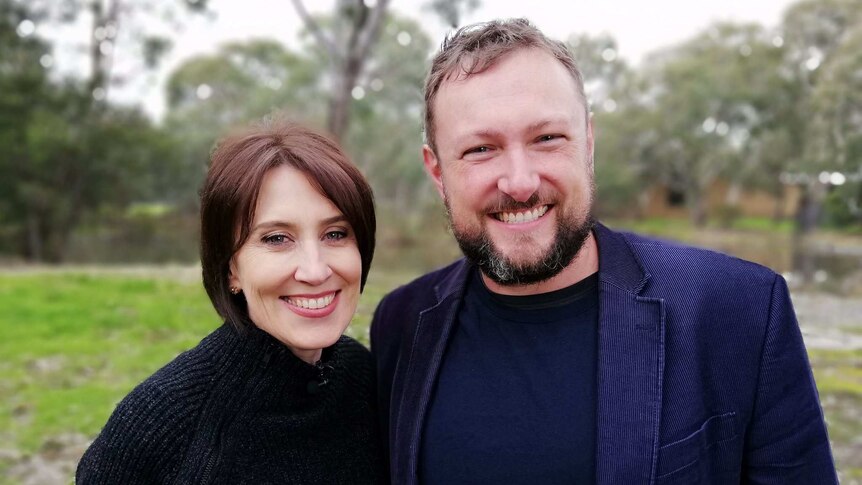 Virginia Trioli and Dr Benjamin Habib.